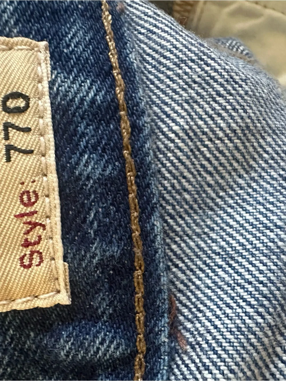 J.Crew 770 Selvage Jeans Men’s Dark Wash W30 L30 Like New Button Fly